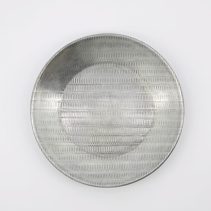 Vassoio Malva Ø 20 cm, Antique silver Meraki