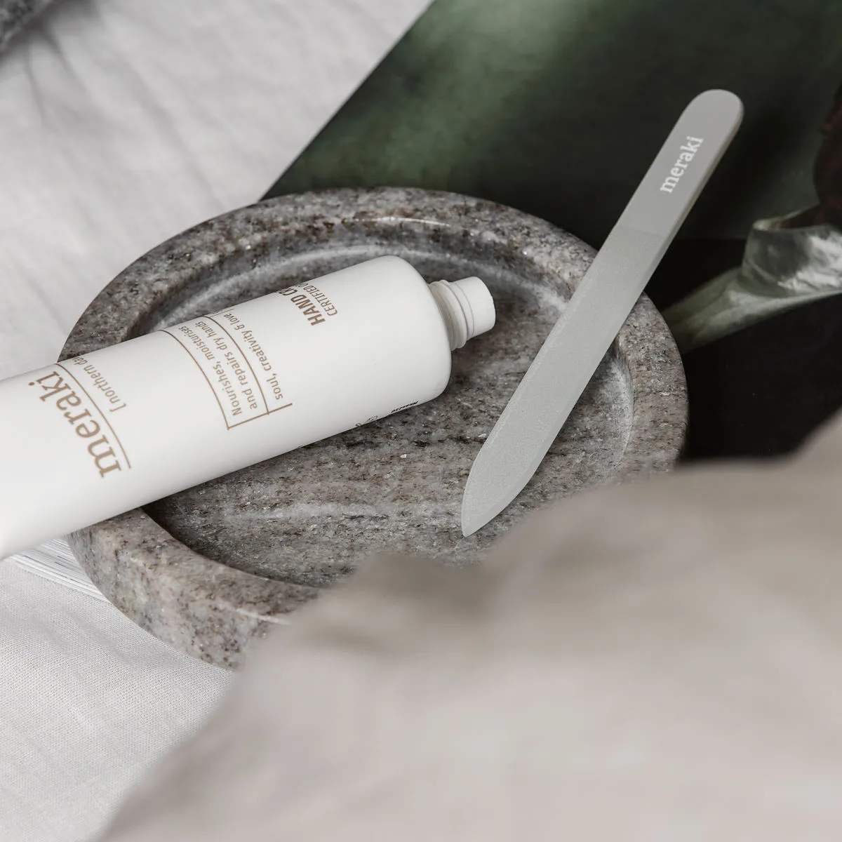 Vassoio Meraki beige, 12,5 cm Meraki