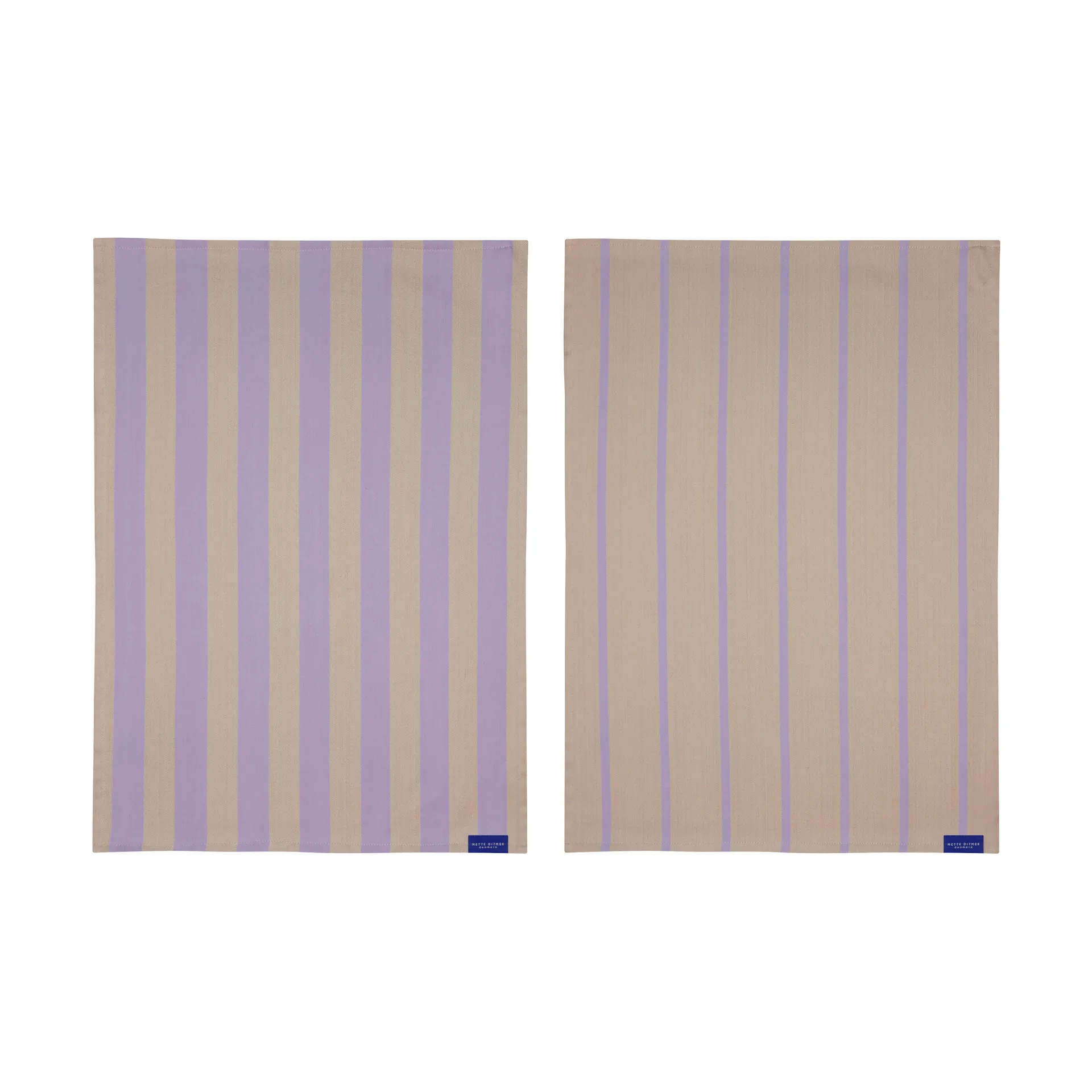 Asciugamano da cucina Stripes 50x70 cm confezione da 2, Sabbia Mette Ditmer