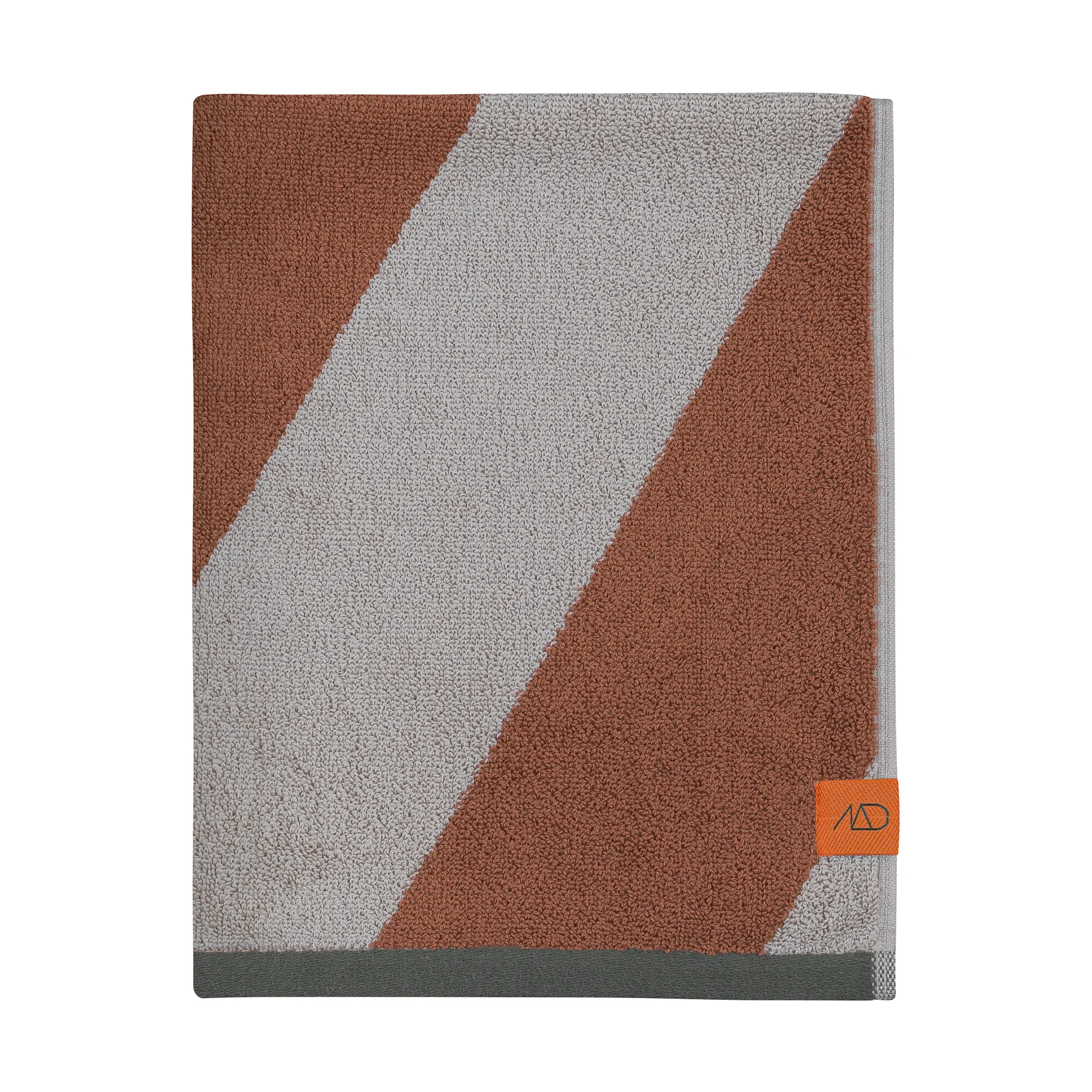 Asciugamano Diagonal, Brick, 70x133 cm Mette Ditmer