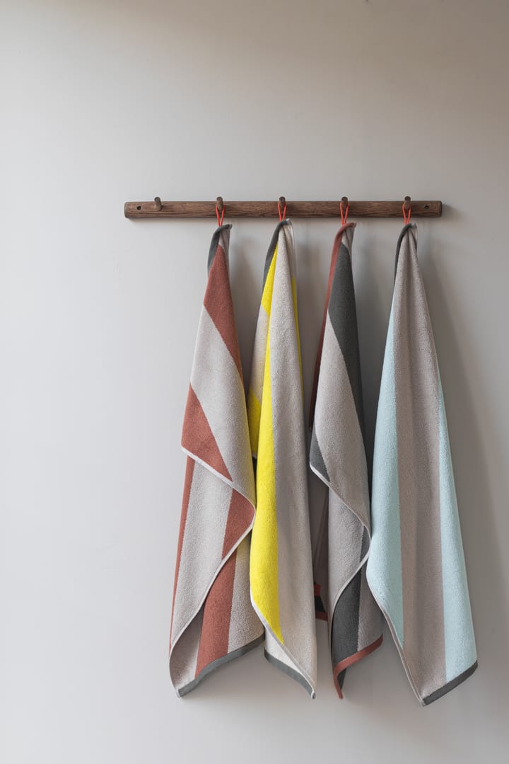 Asciugamano Diagonal, Dark olive, 50x90 cm Mette Ditmer