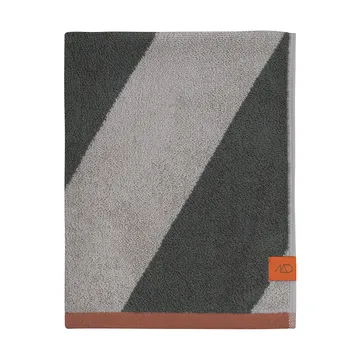 Asciugamano Diagonal - Dark olive, 70x133 cm - Mette Ditmer