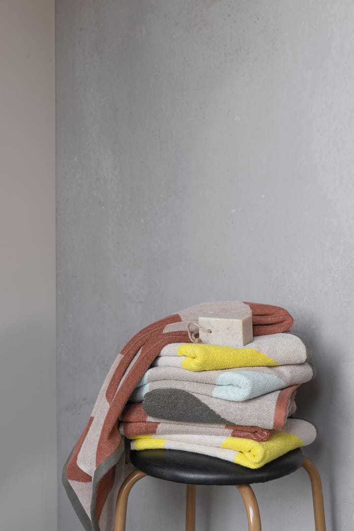 Asciugamano Diagonal, Giallo, 70x133 cm Mette Ditmer