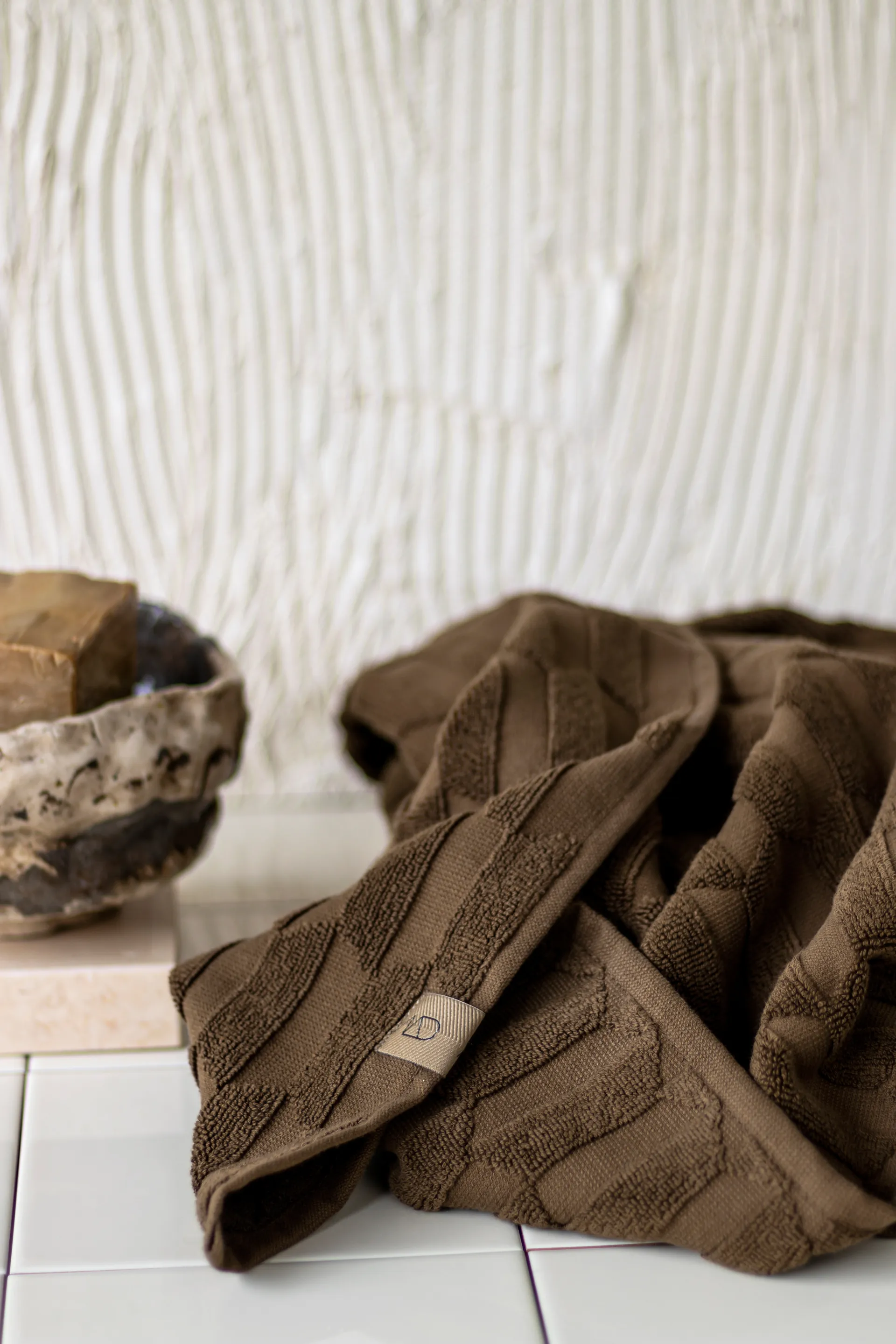 Asciugamano Geo 50x95 cm, Chocolate Mette Ditmer