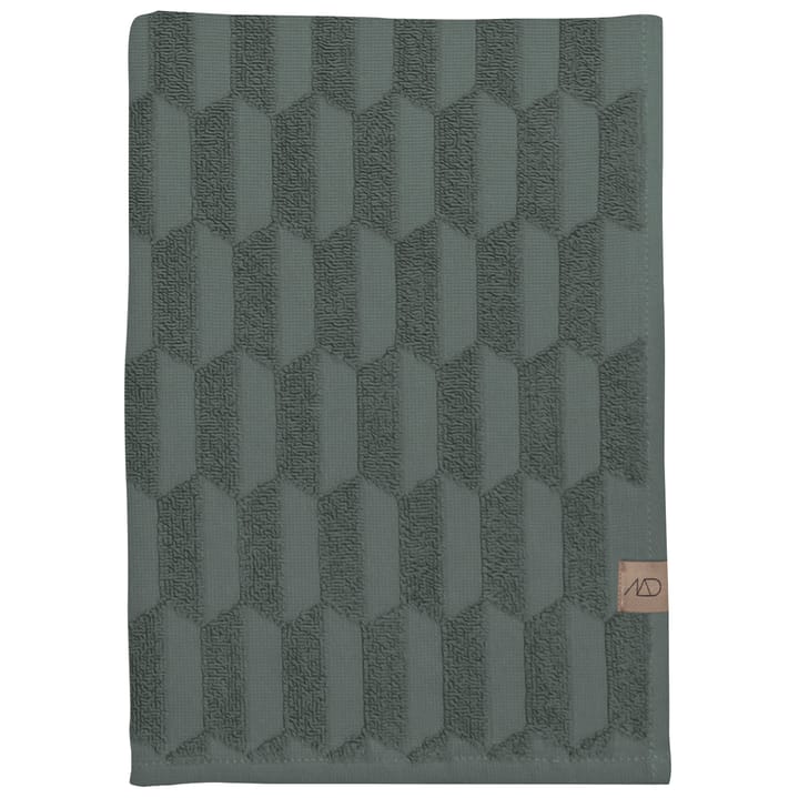 Asciugamano Geo 50x95 cm - pine green - Mette Ditmer