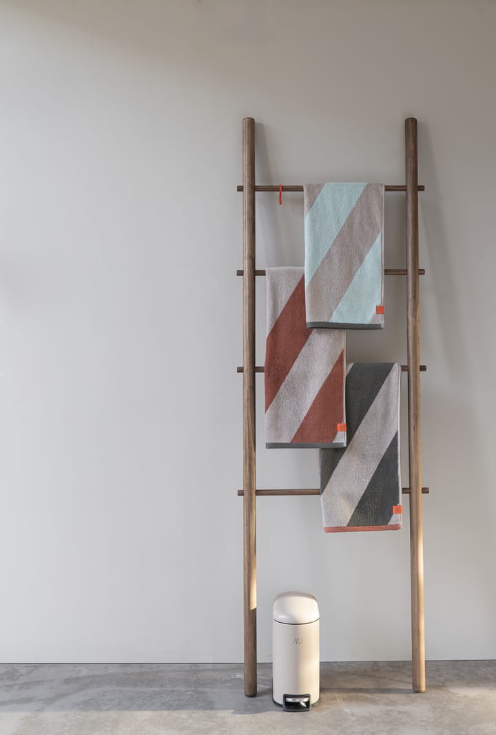 Asciugamano ospite Diagonal 40x55 cm confezione da 2., Mattone Mette Ditmer