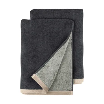 Asciugamano ospiti Soft 40x55 cm set 2 pezzi - Grey (grigio), 40x55 cm - Mette Ditmer