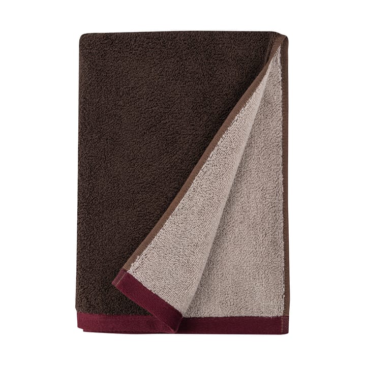 Asciugamano ospiti Soft 40x55 cm set 2 pezzi - Marrone-sabbia - Mette Ditmer