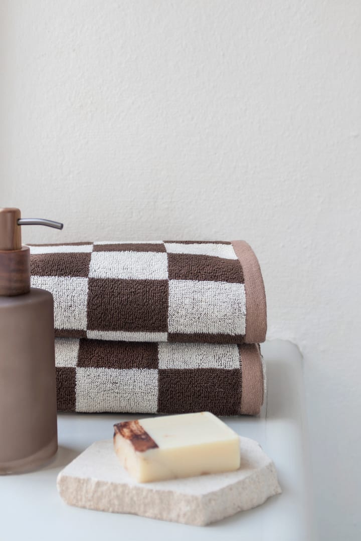 Asciugamano Retro 50x90 cm, Cioccolato Mette Ditmer