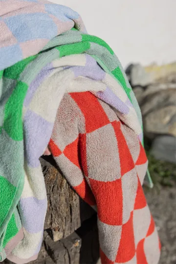 Asciugamano Retro - Arancione scuro, 50x90 cm - Mette Ditmer