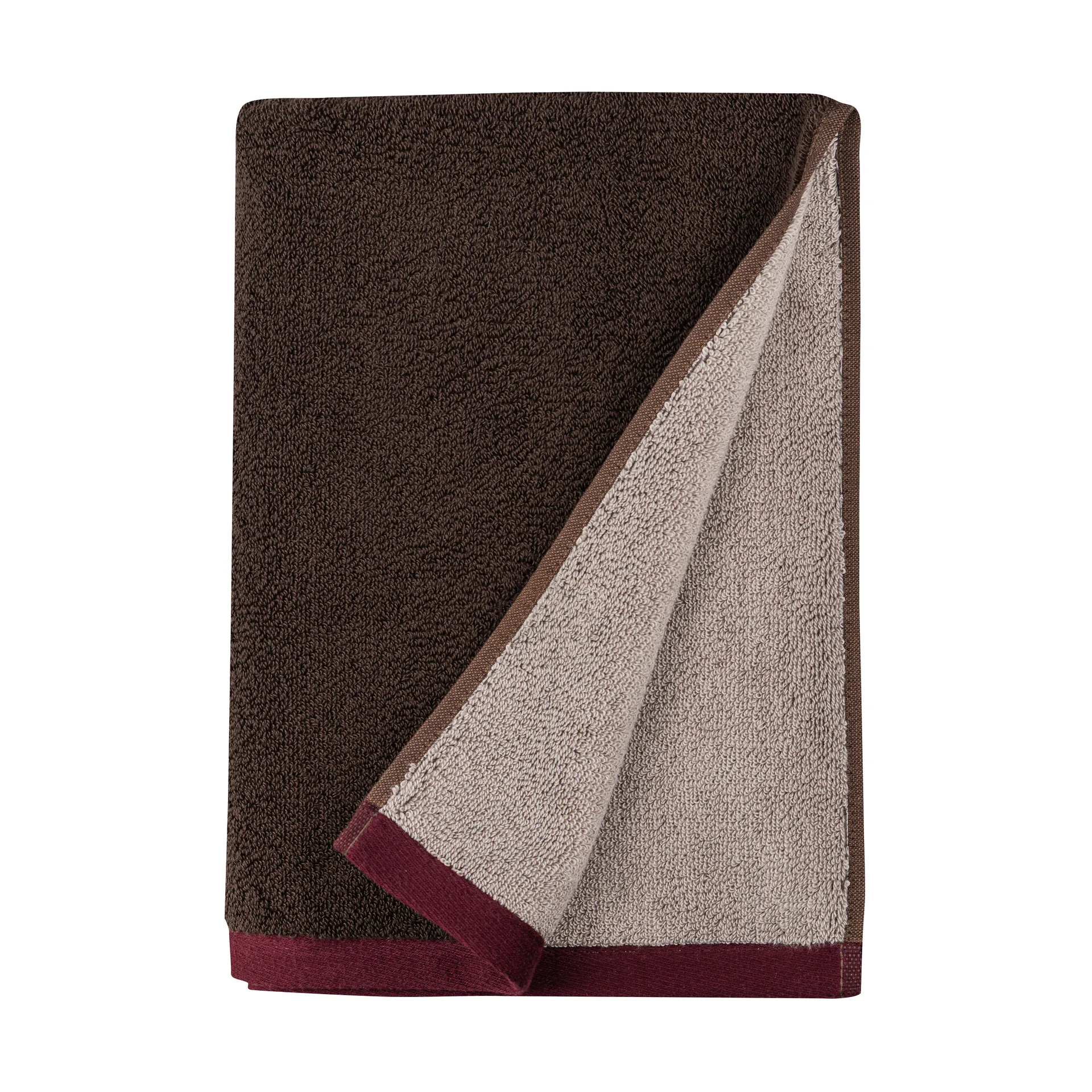 Asciugamano Soft 50x90 cm, Marrone-sabbia Mette Ditmer