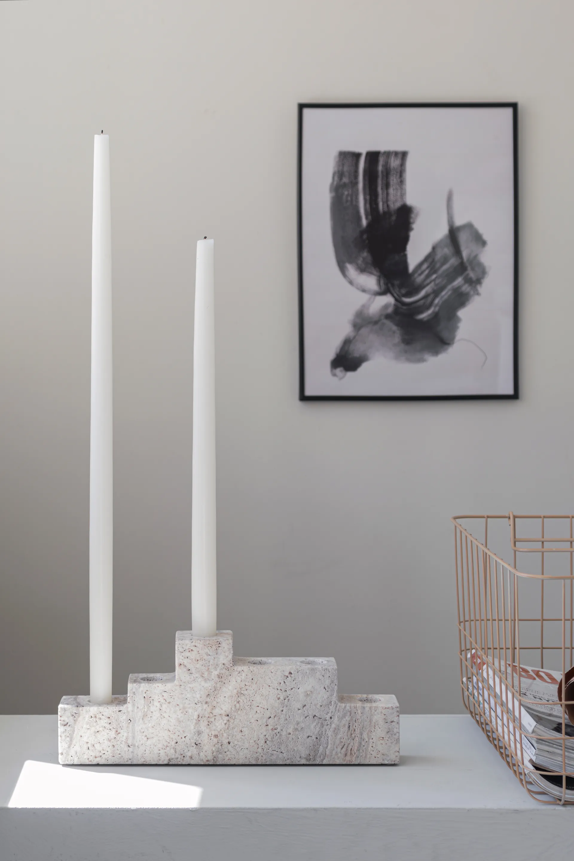 Candelabro Step six, Gesso Mette Ditmer