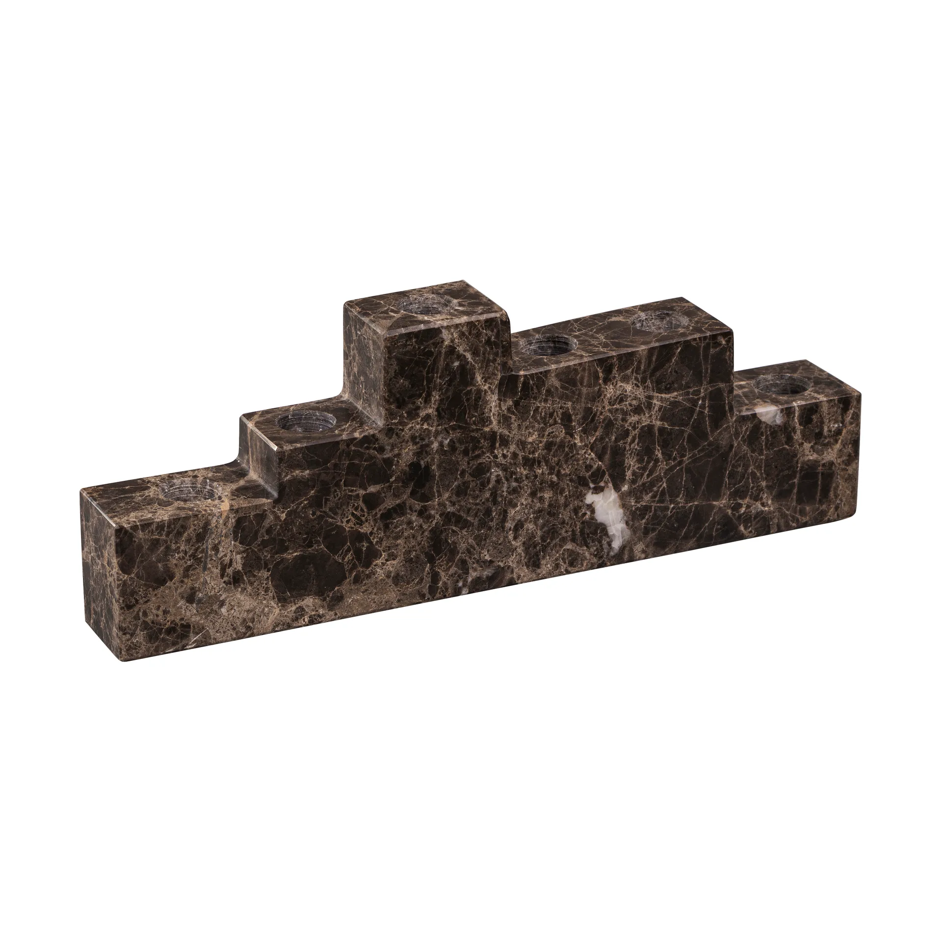 Candelabro Step six, Marrone Mette Ditmer