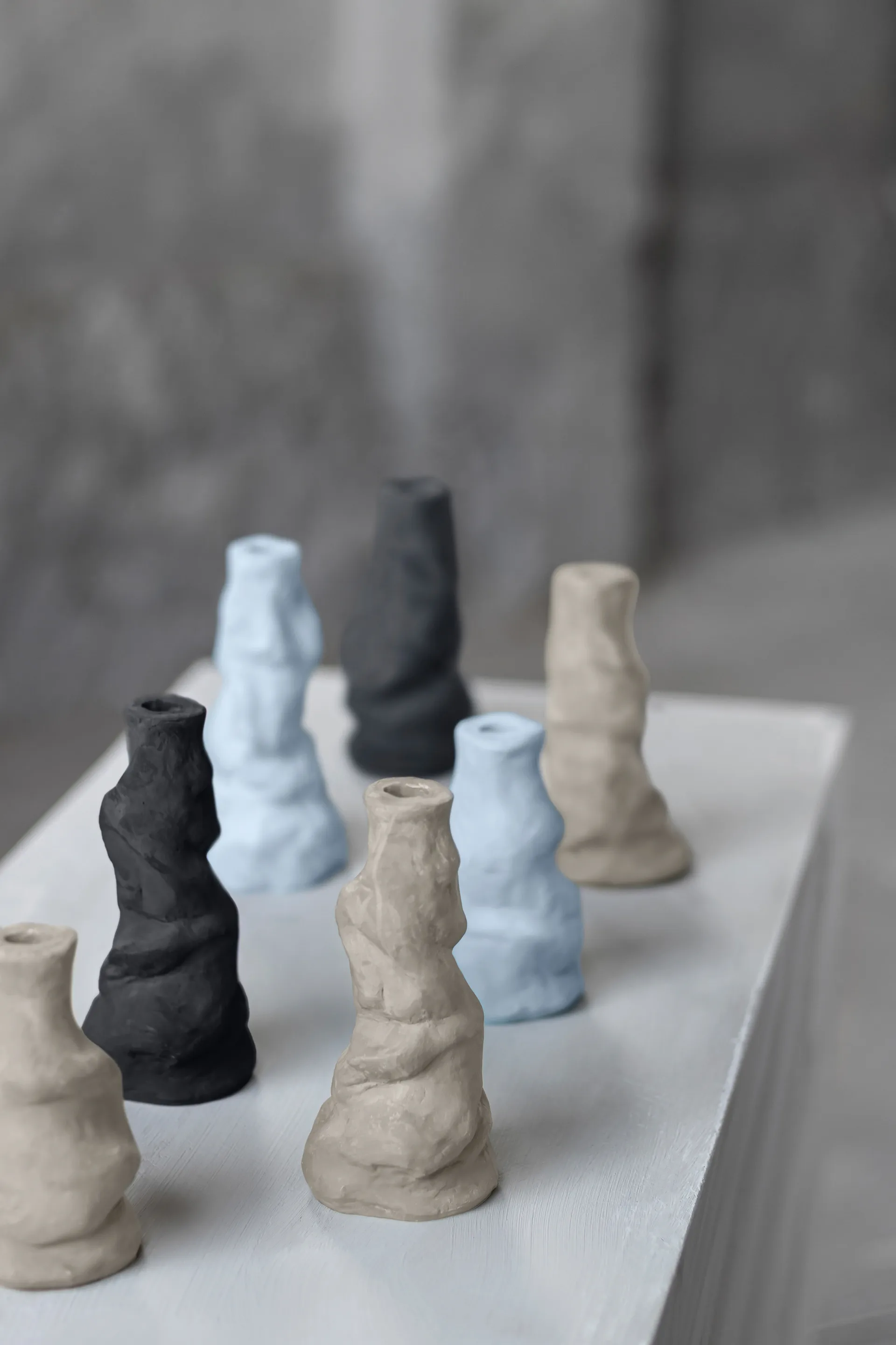 Candeliere Liquid Art Piece piccolo, Nero Mette Ditmer