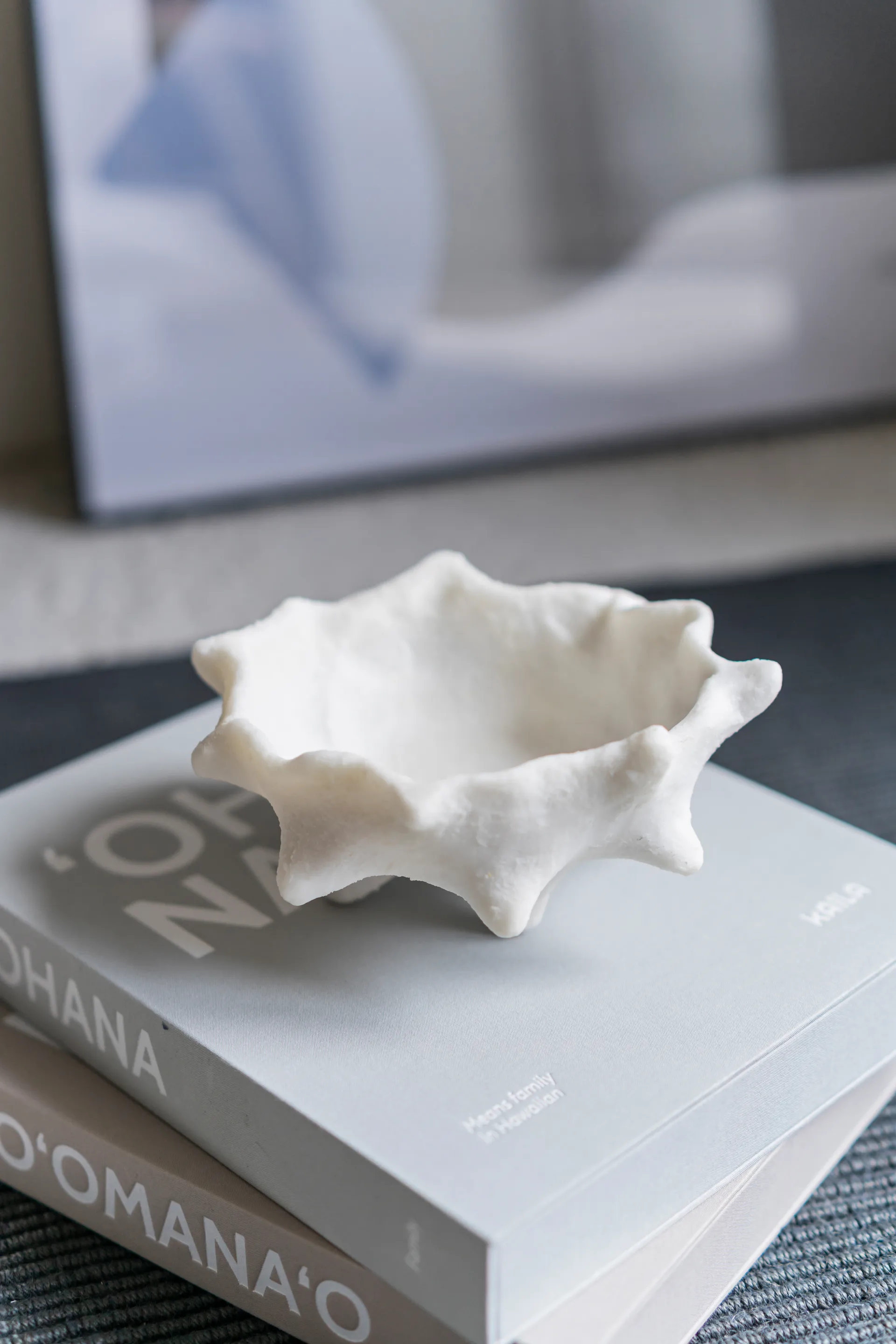 Castagna Art piece Ø 20 cm, Off-white Mette Ditmer