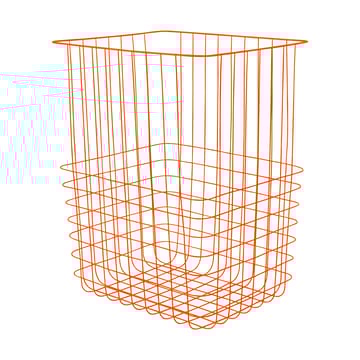 Cesta portaoggetti Store-it con sacco in cotone grande - Arancio - Mette Ditmer