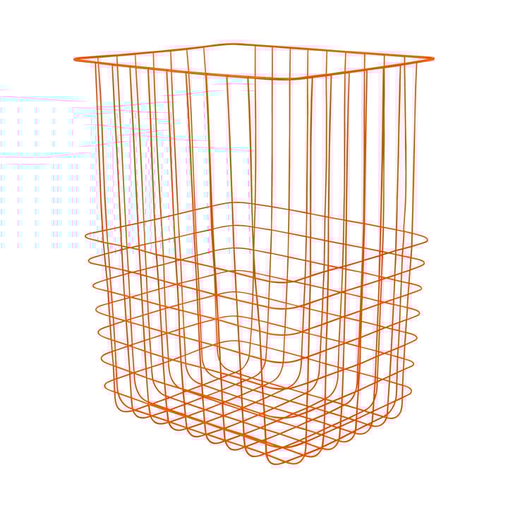 Cesta portaoggetti Store-it con sacco in cotone grande, Arancio Mette Ditmer