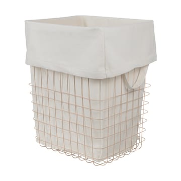 Cesta portaoggetti Store-it con sacco in cotone grande - Sabbia - Mette Ditmer