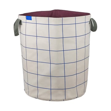 Cesto portabiancheria Mesh Ø40x50 cm - Cobalto-sabbia - Mette Ditmer