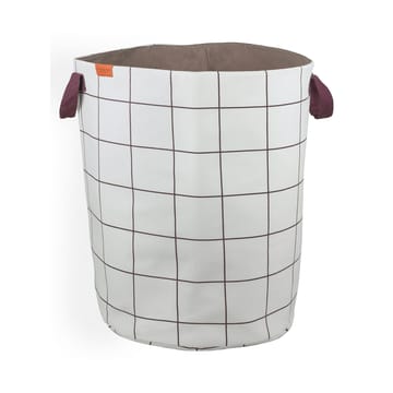 Cesto portabiancheria Mesh Ø40x50 cm - Marrone-Off-white - Mette Ditmer