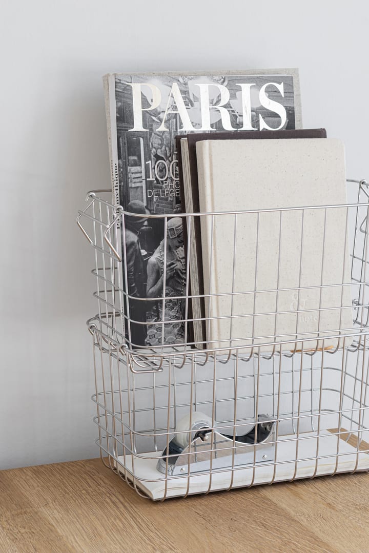 Cesto portaoggetti Store-it small, Cromo Mette Ditmer