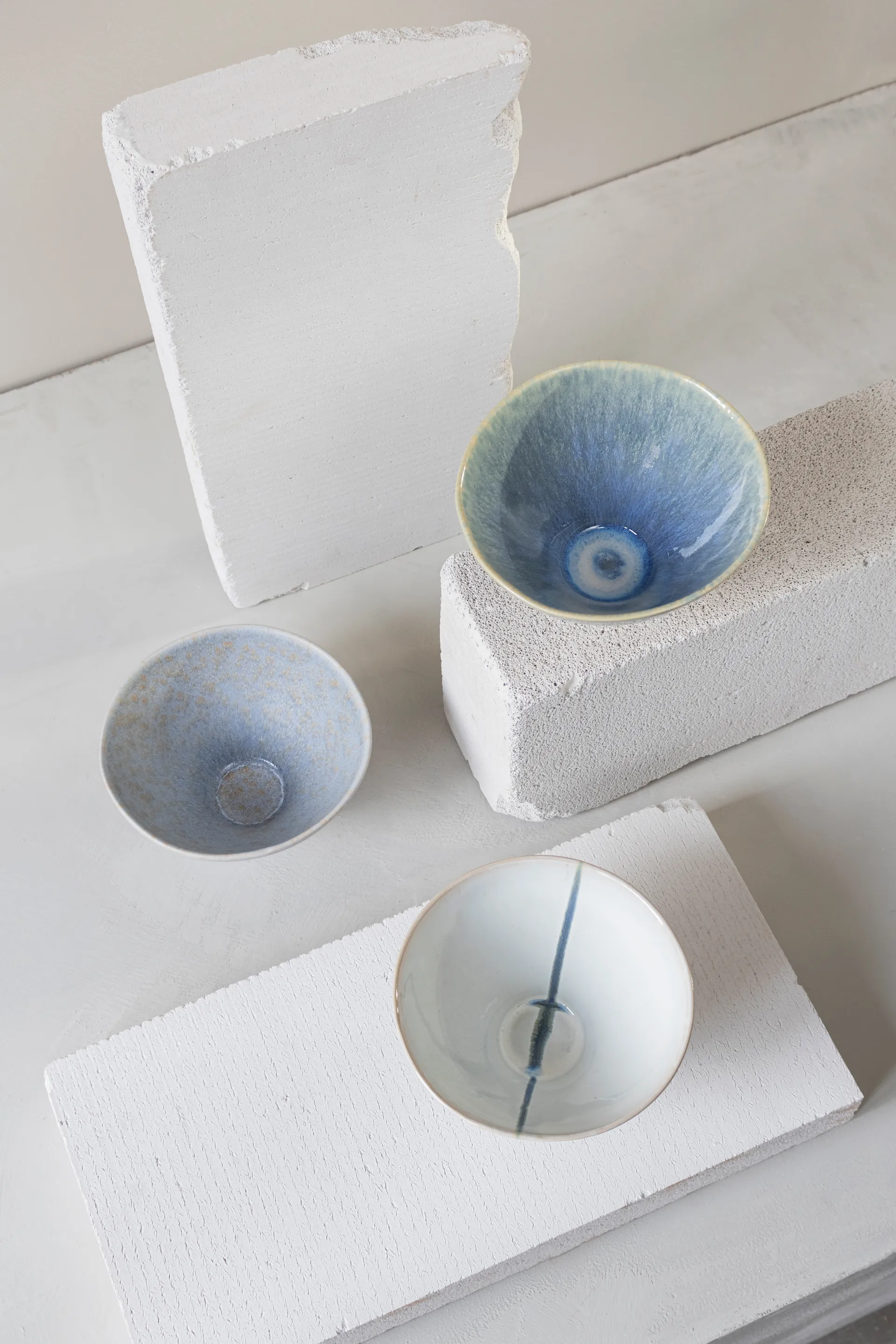 Ciotola media Elements Ø15,5 cm 3 pezzi, Blu Mette Ditmer