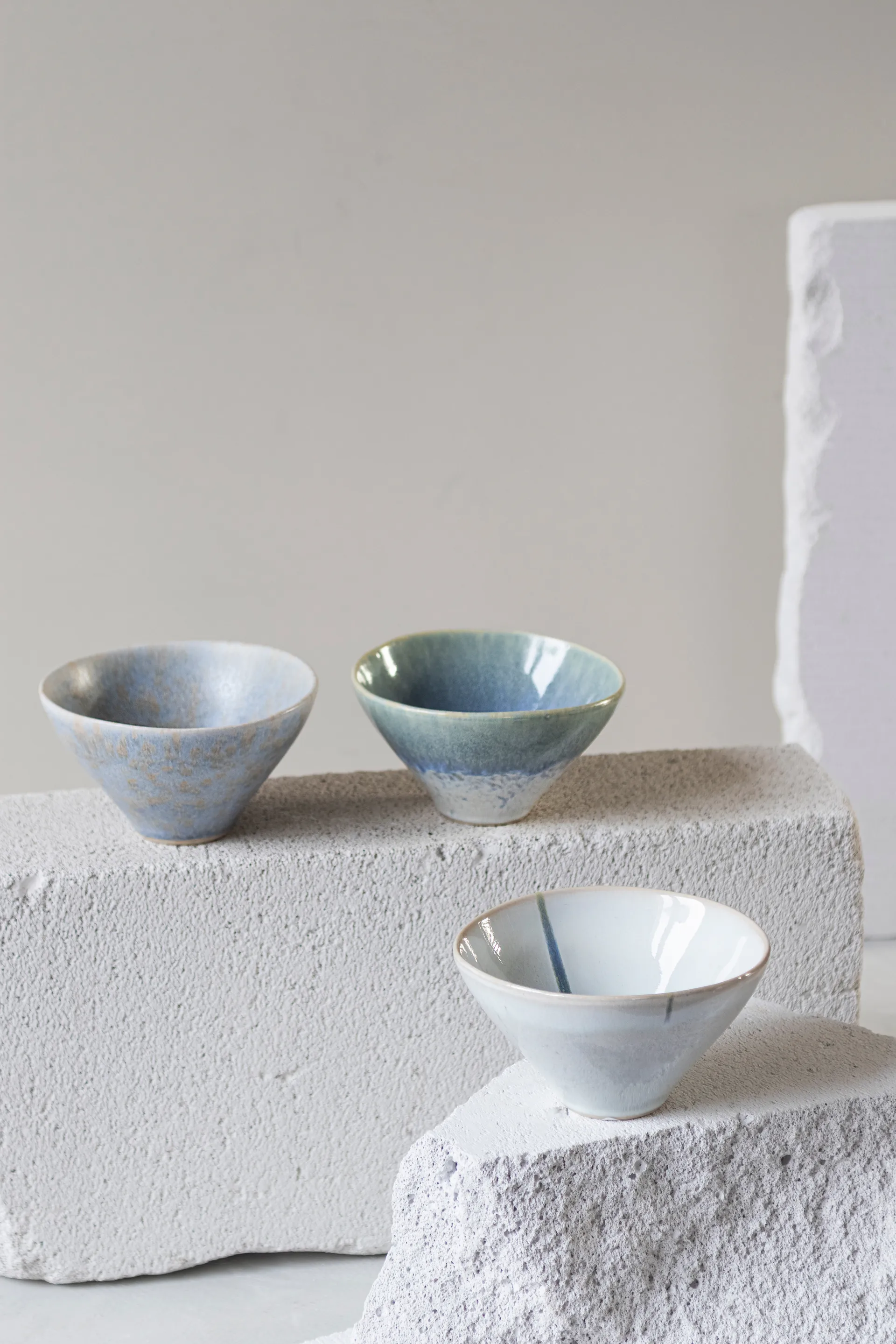 Ciotola piccola Elements Ø12 cm 3 pezzi, Blu Mette Ditmer