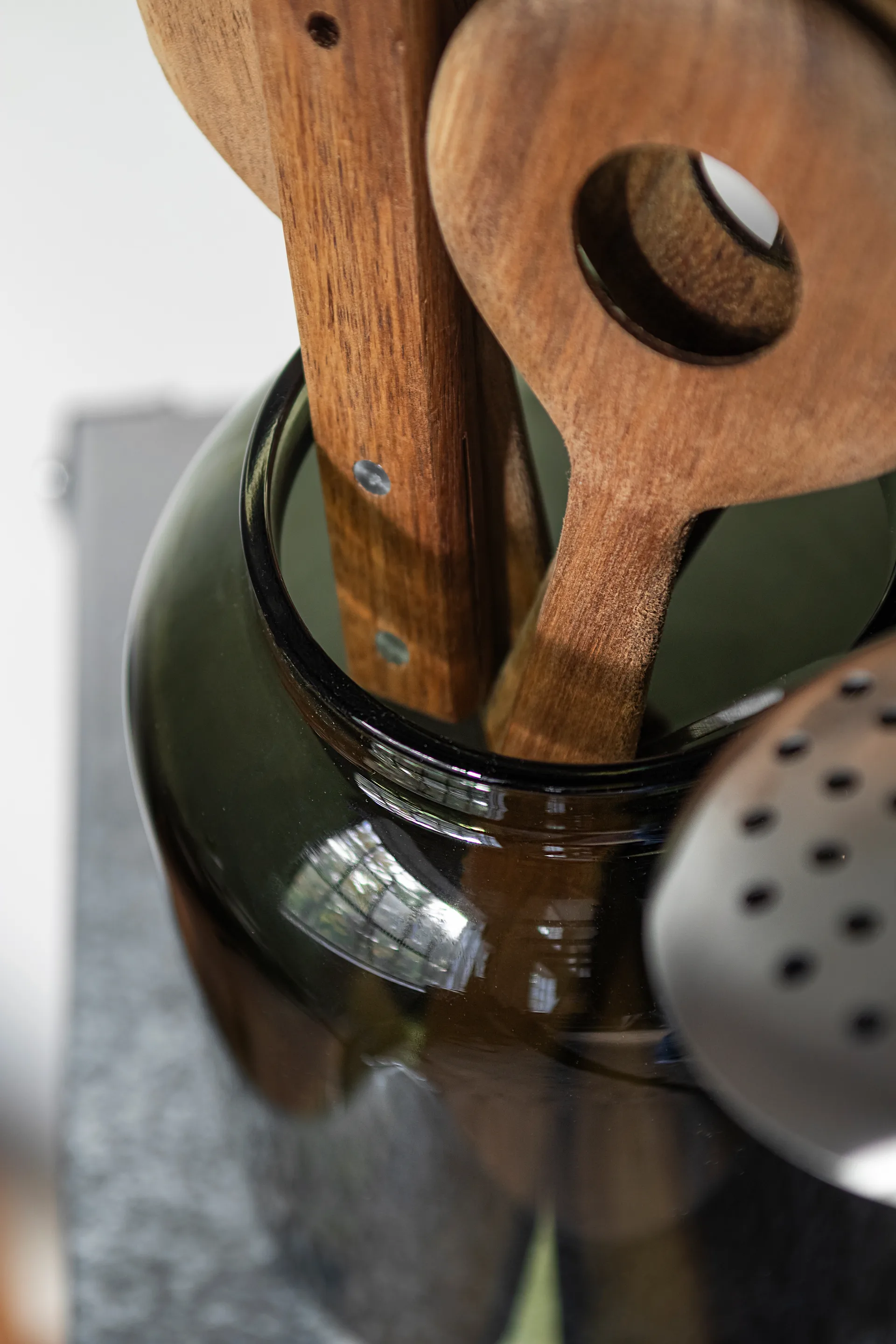 Contenitore Luna con coperchio grande 20 cm, Dark forest Mette Ditmer