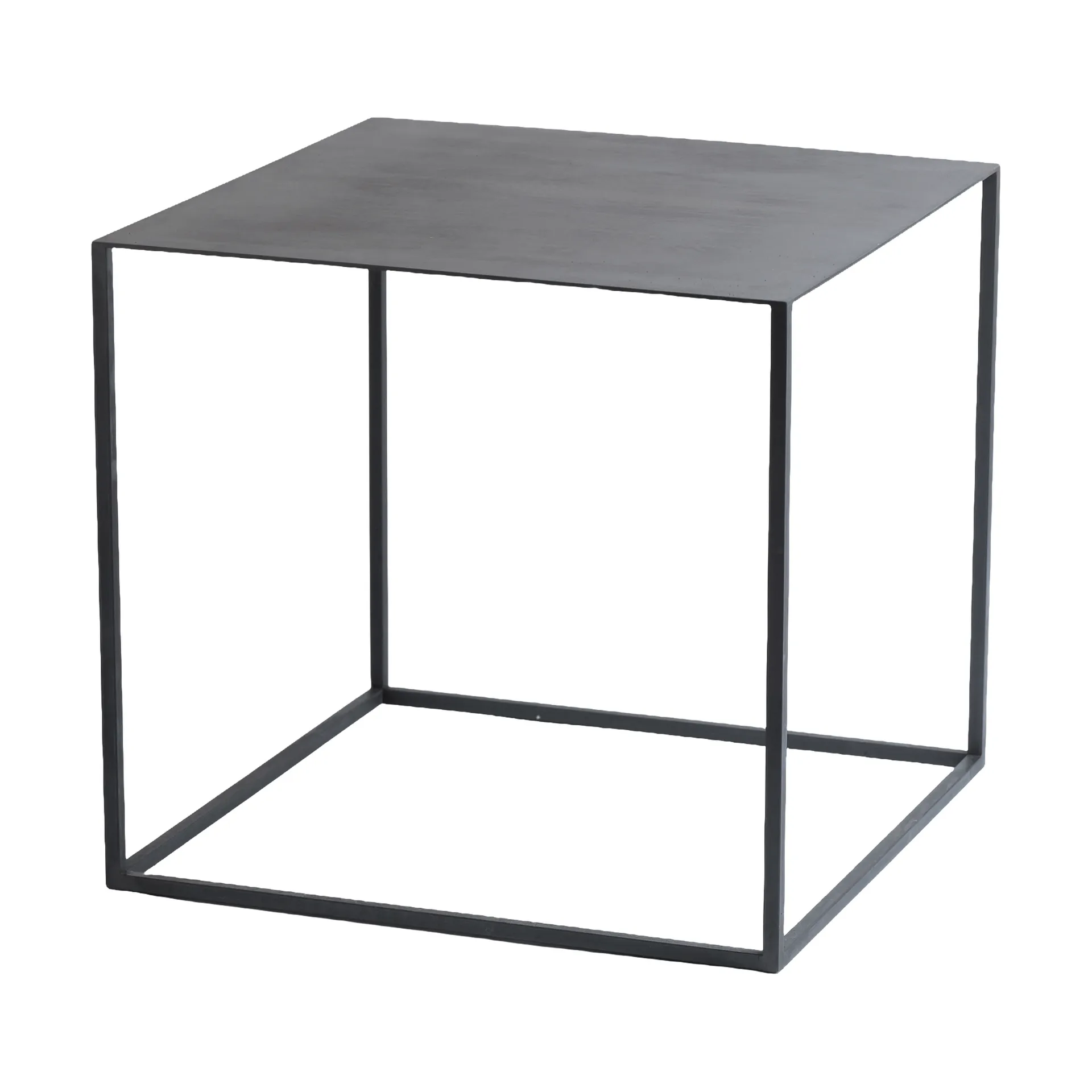 Cubic tavolino laterale, Nero, 43x43x40 cm Mette Ditmer