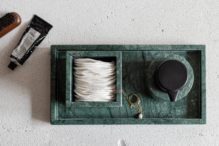 Cubo Marble 10x10 cm, Dark forest Mette Ditmer