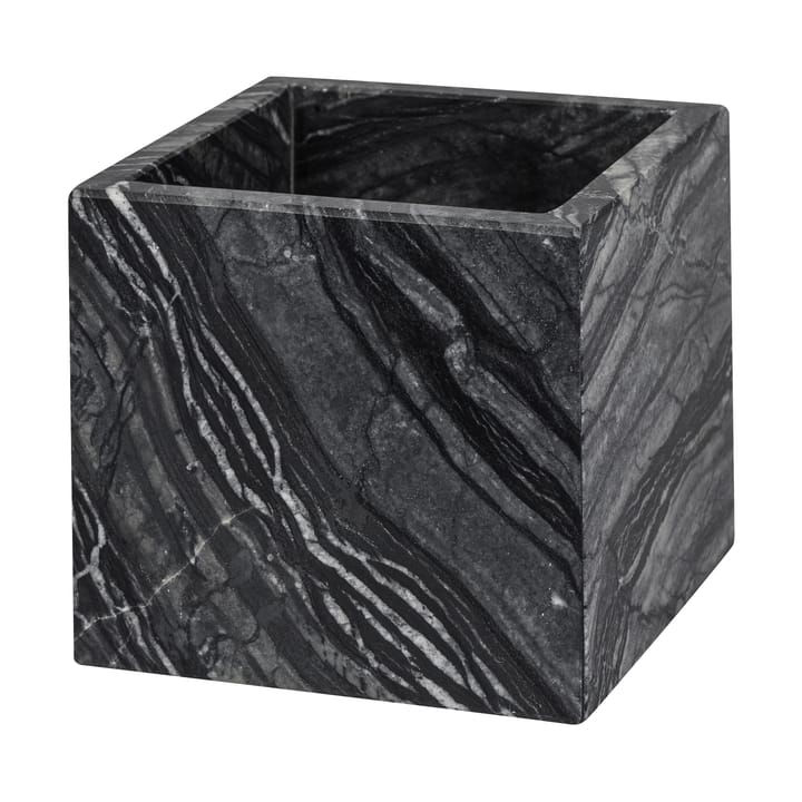Cubo Marble 8,5x8,5 cm - Nero-grigio - Mette Ditmer