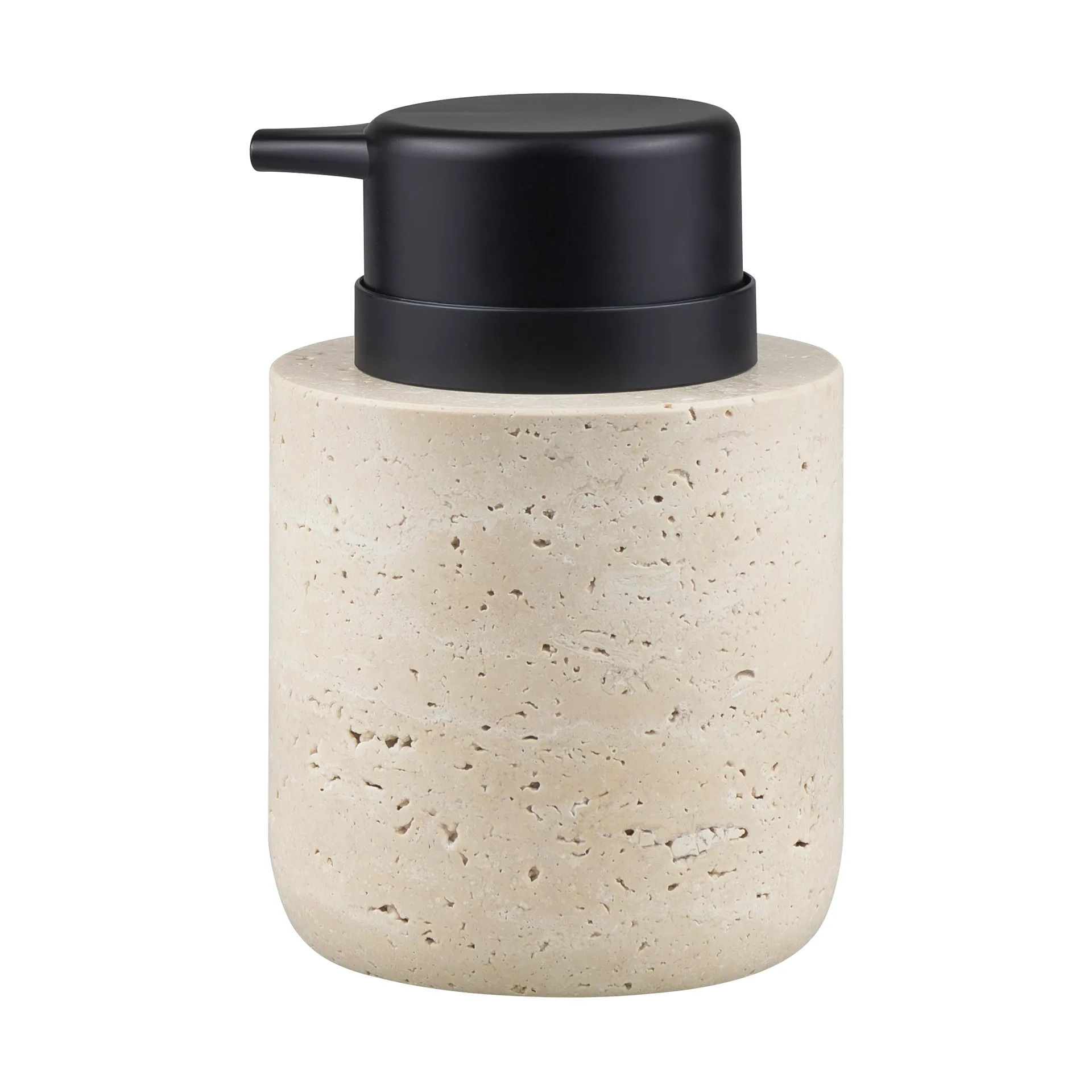 Dispenser di sapone in travertino 12,5 cm, Lino Mette Ditmer