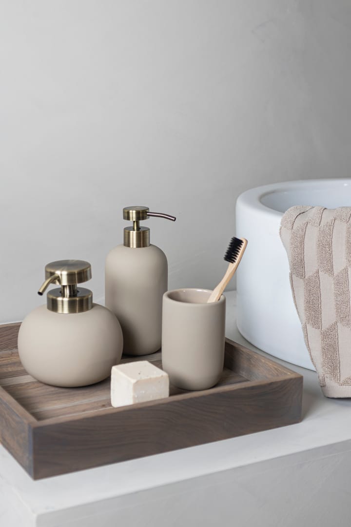Dispenser di sapone Lotus, sand (bianco sporco) Mette Ditmer