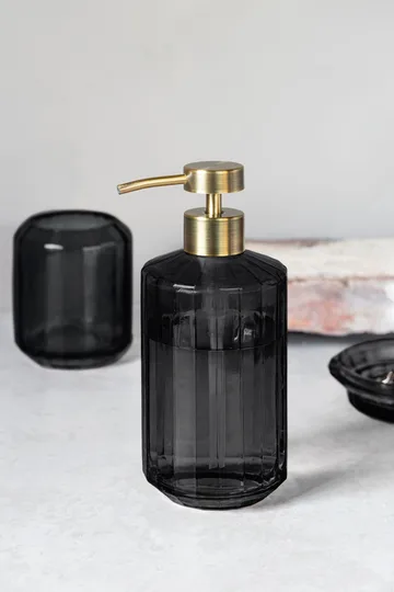Dispenser di sapone Vision alto - Nero - Mette Ditmer
