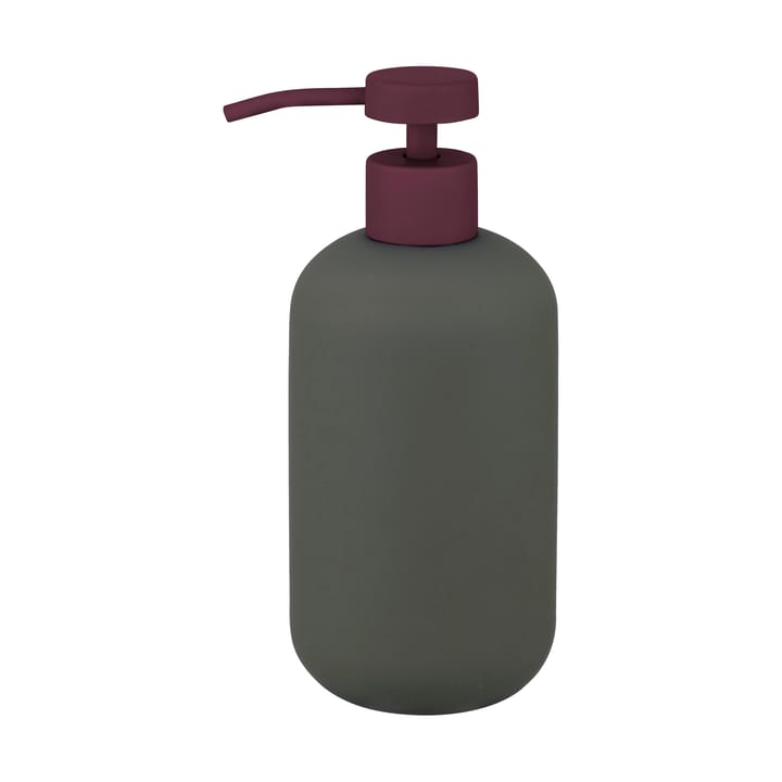 Dispenser sapone alto Lotus play, con 2 testine incluse, Verde oliva scuro Mette Ditmer