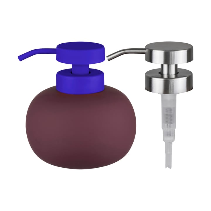 Dispenser sapone basso Lotus play, con 2 testine incluse - Vino - Mette Ditmer