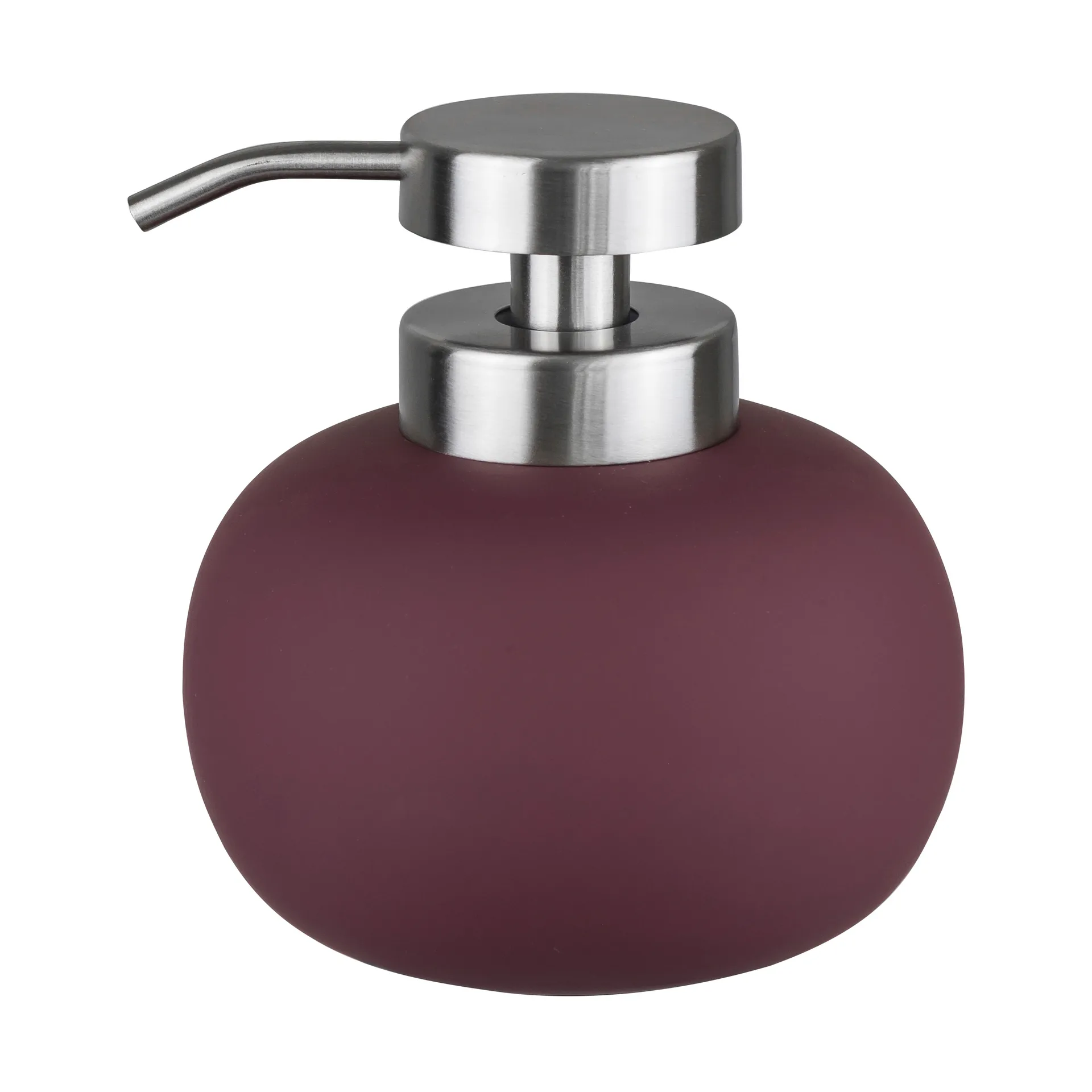 Dispenser sapone basso Lotus play, con 2 testine incluse, Vino Mette Ditmer