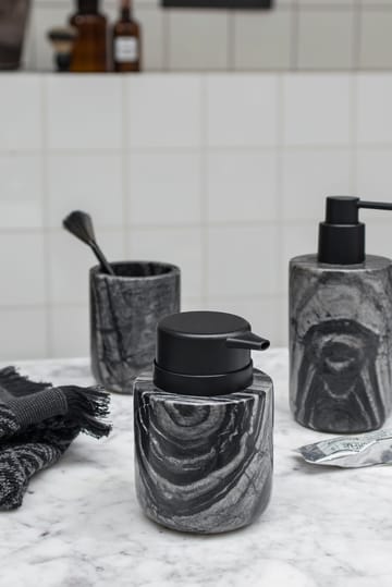 Dispenser sapone Marble 12,5 cm - Nero, grigio - Mette Ditmer