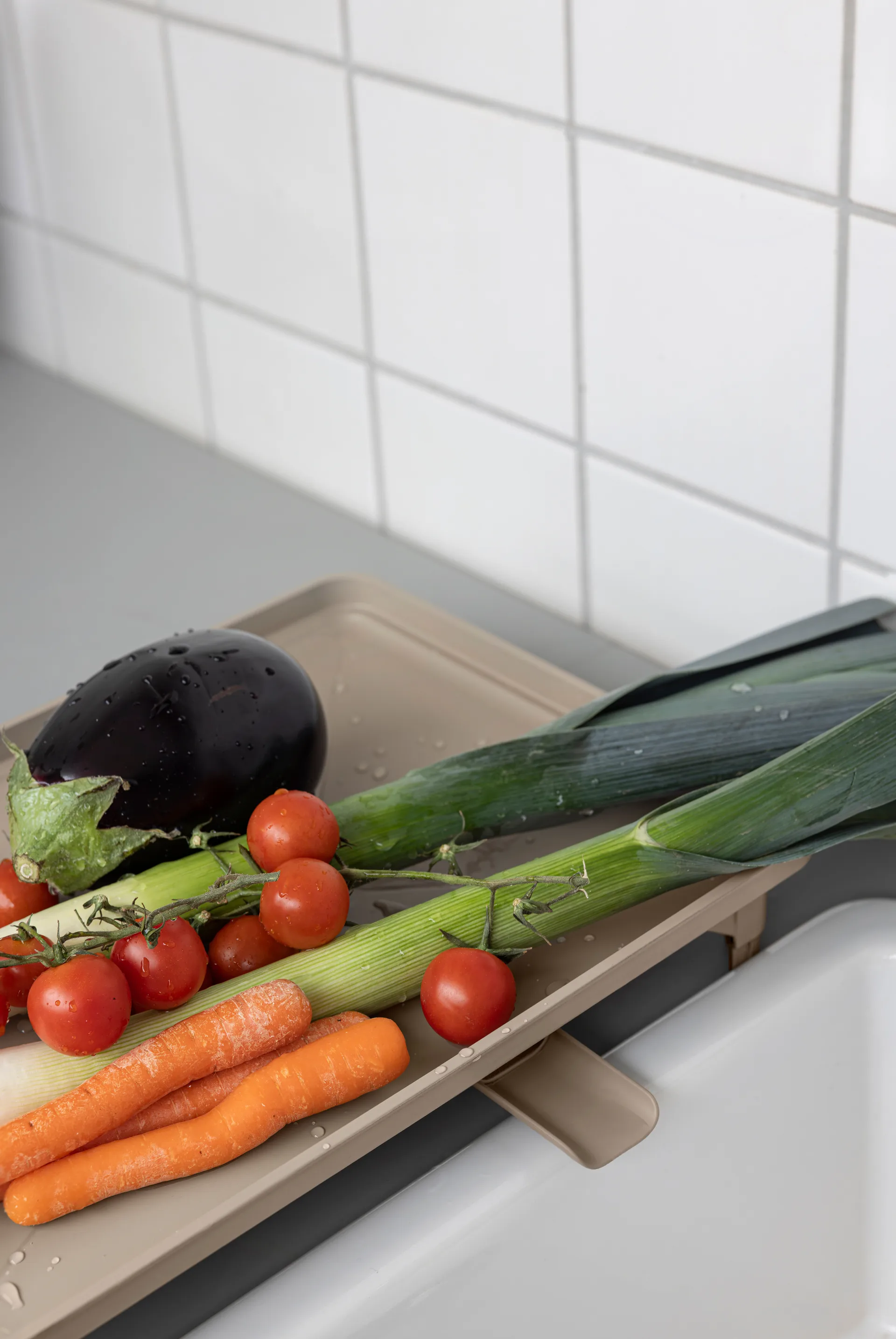 Dry-it scolapiatti, Sabbia, 29x42 cm Mette Ditmer