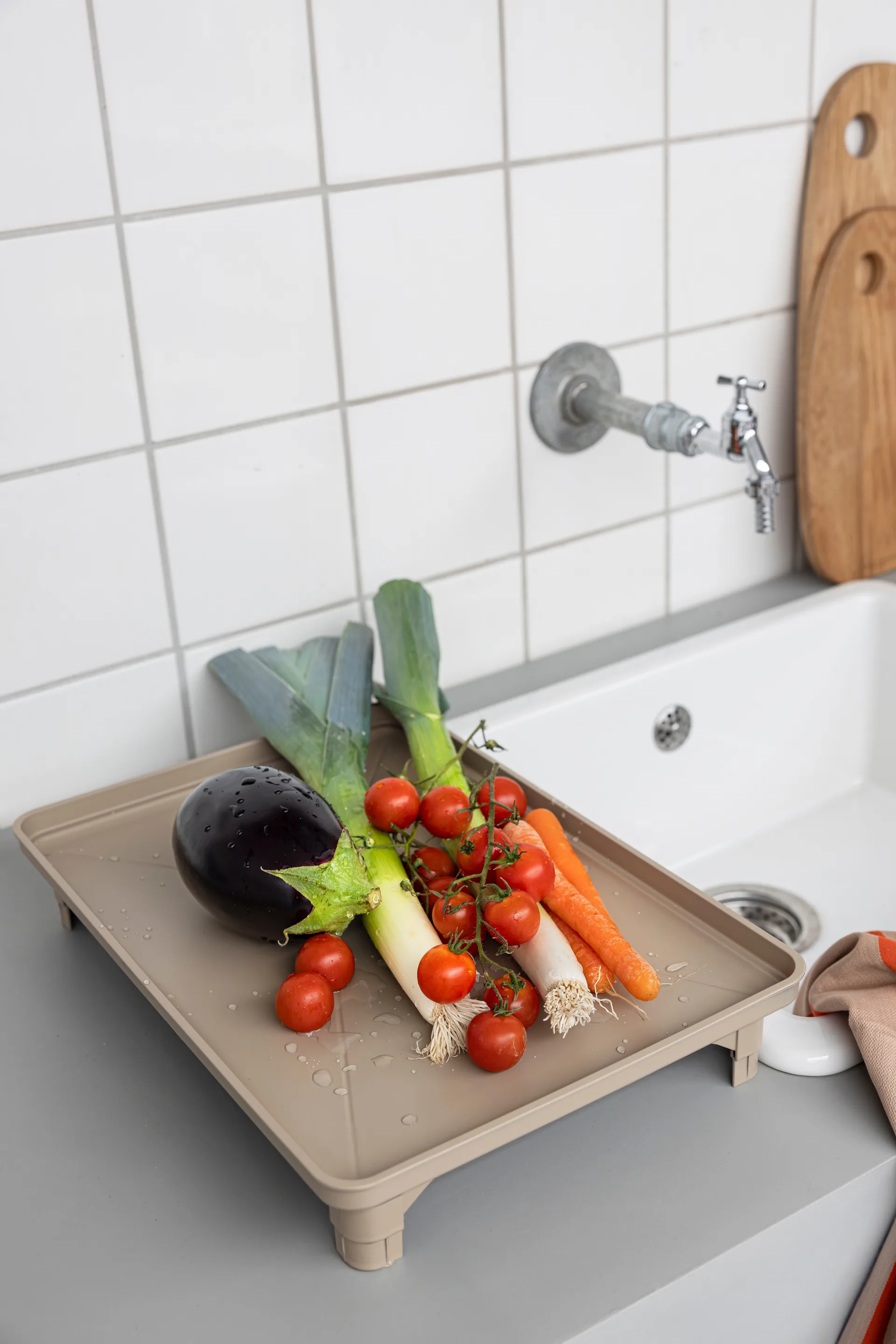 Dry-it scolapiatti, Sabbia, 29x42 cm Mette Ditmer