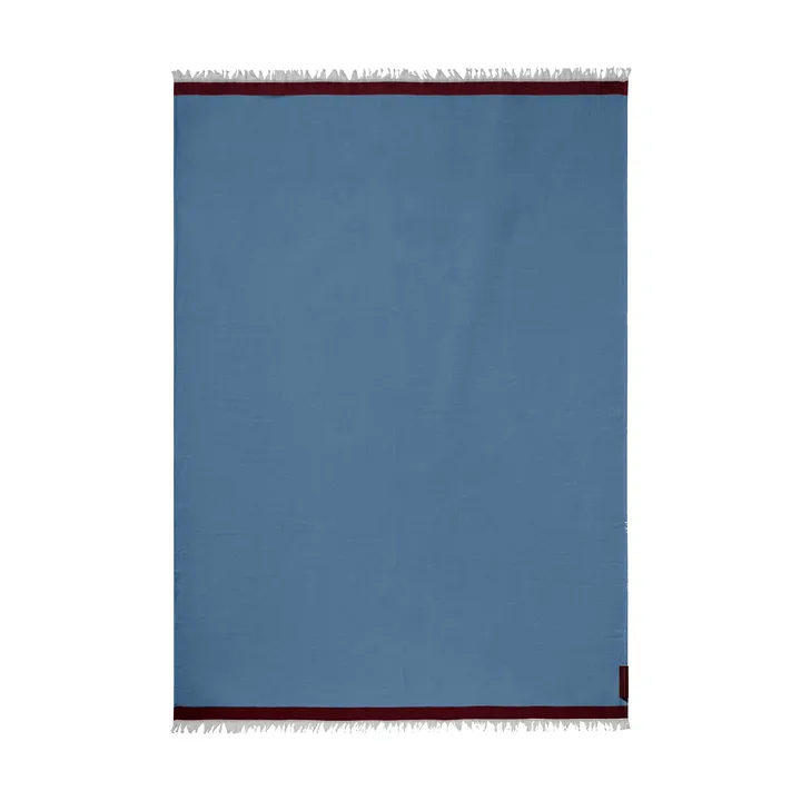 Duet plaid - Blue-Beige (blu-beige), 130x175 cm - Mette Ditmer