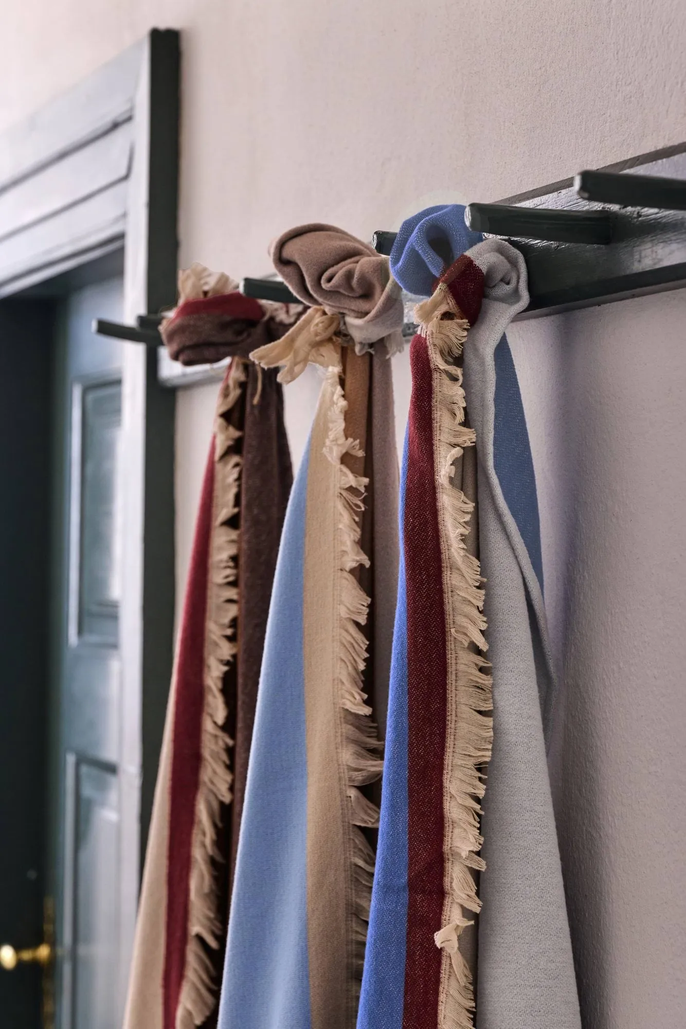Duet plaid, Blue-Beige (blu-beige), 130x175 cm Mette Ditmer