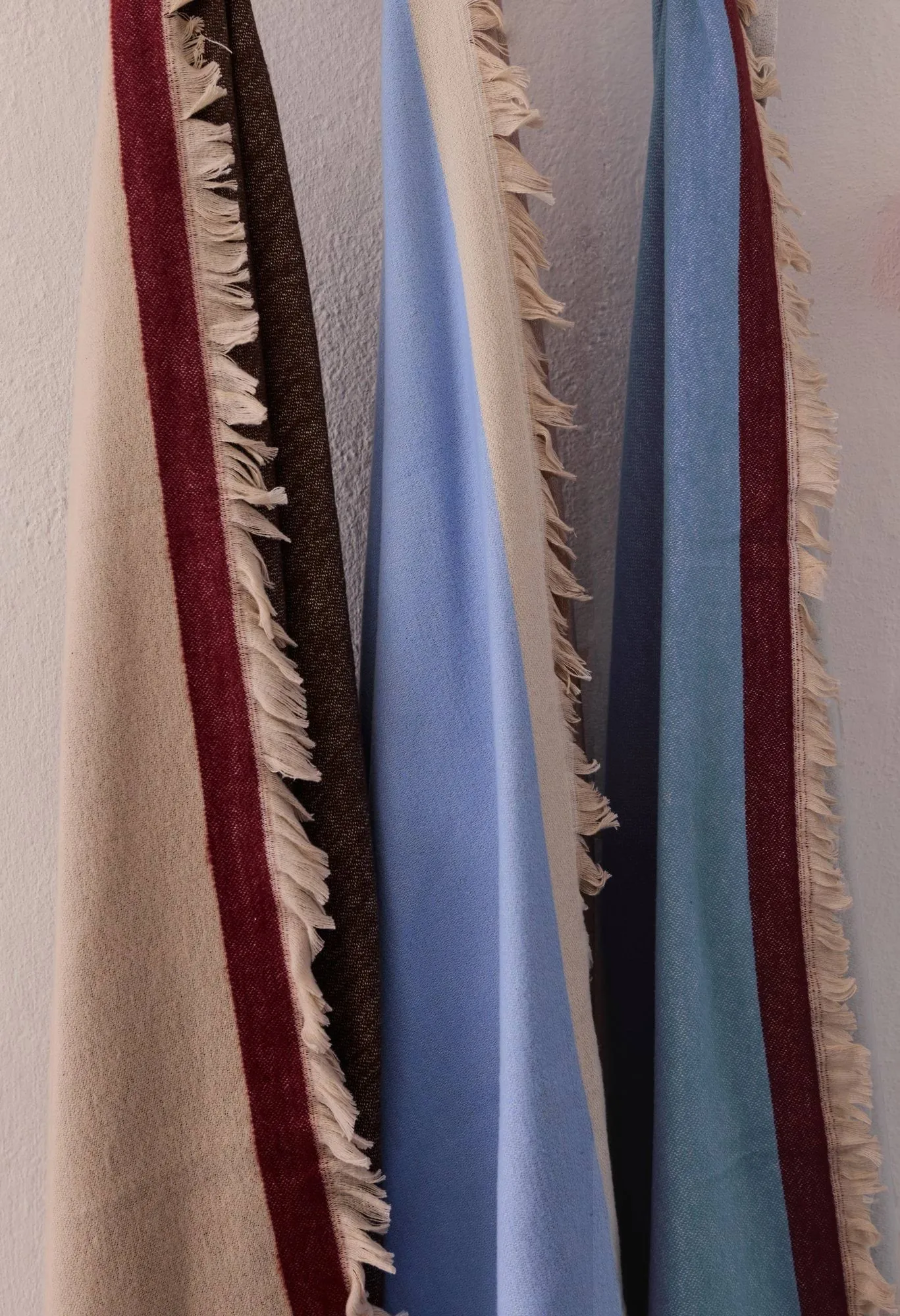 Duet plaid, Blue-Beige (blu-beige), 130x175 cm Mette Ditmer