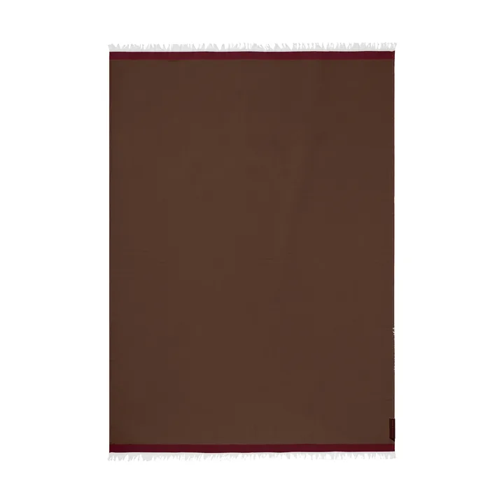 Duet plaid - Brown-Beige (marrone-beige), 130x175 cm - Mette Ditmer
