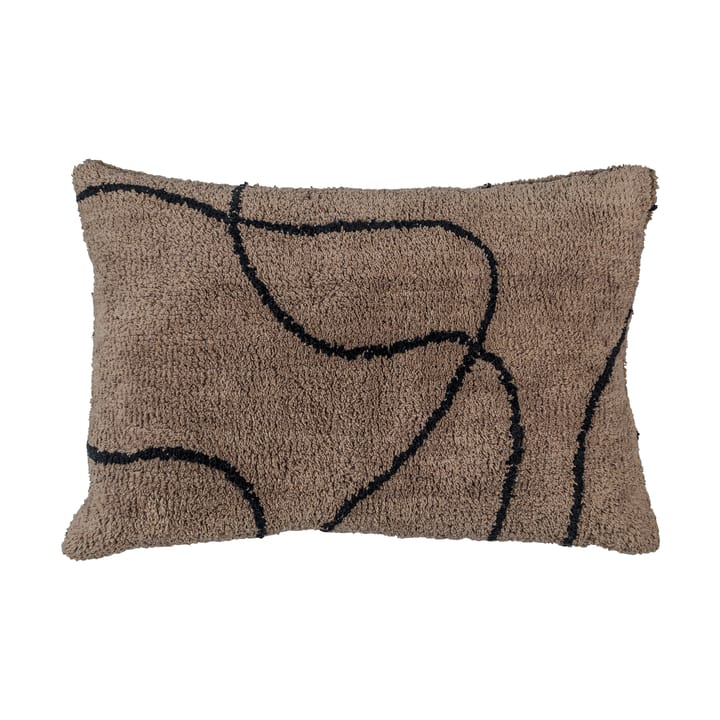 Fodera per cuscino tuftata Shadow 40x60 cm - Marrone - Mette Ditmer