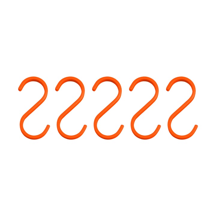 Gancio Hang-it 5 pezzi - Arancio - Mette Ditmer