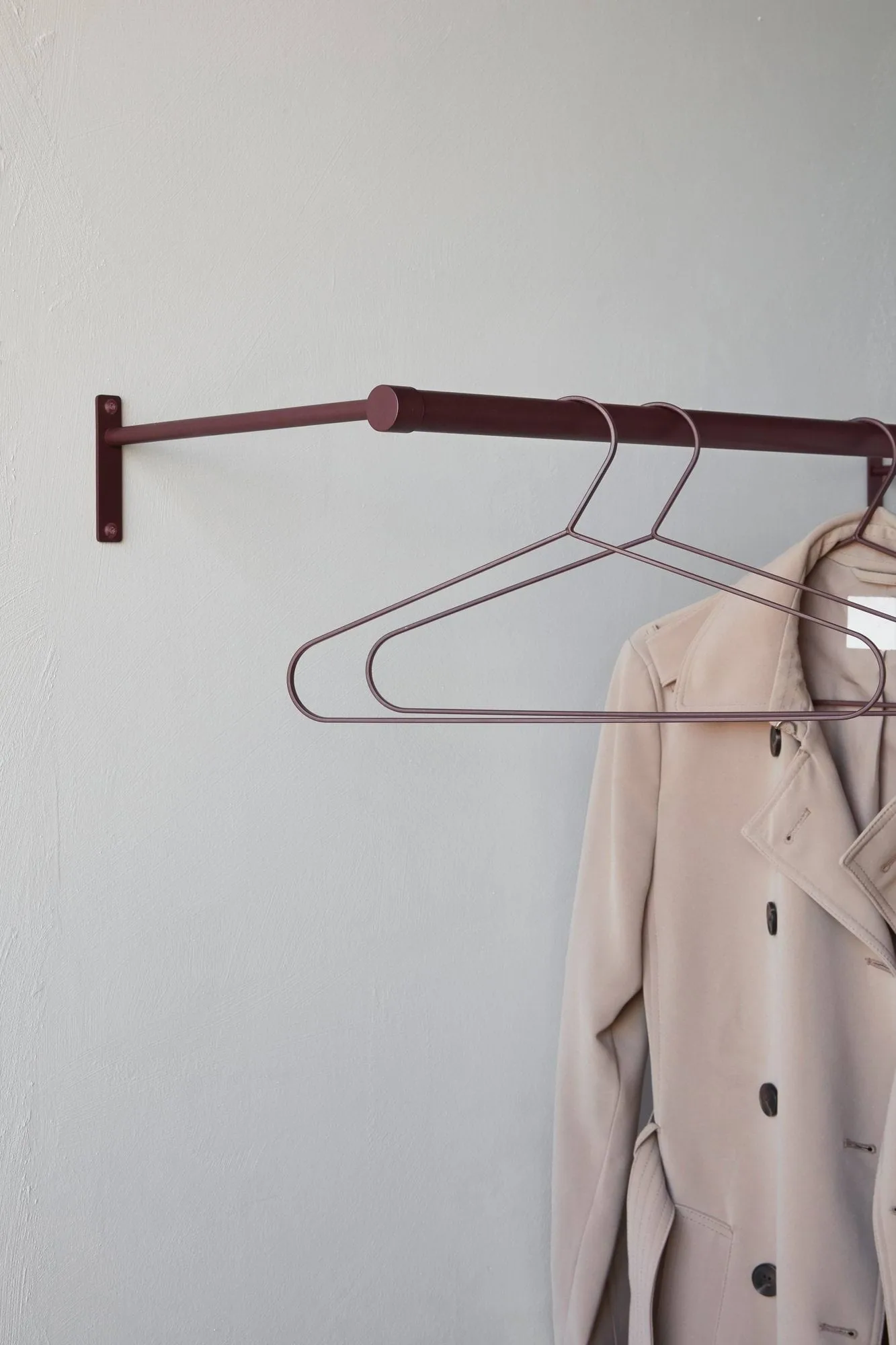 Hang-it appendiabiti, Rosso, 27x90x10 cm Mette Ditmer