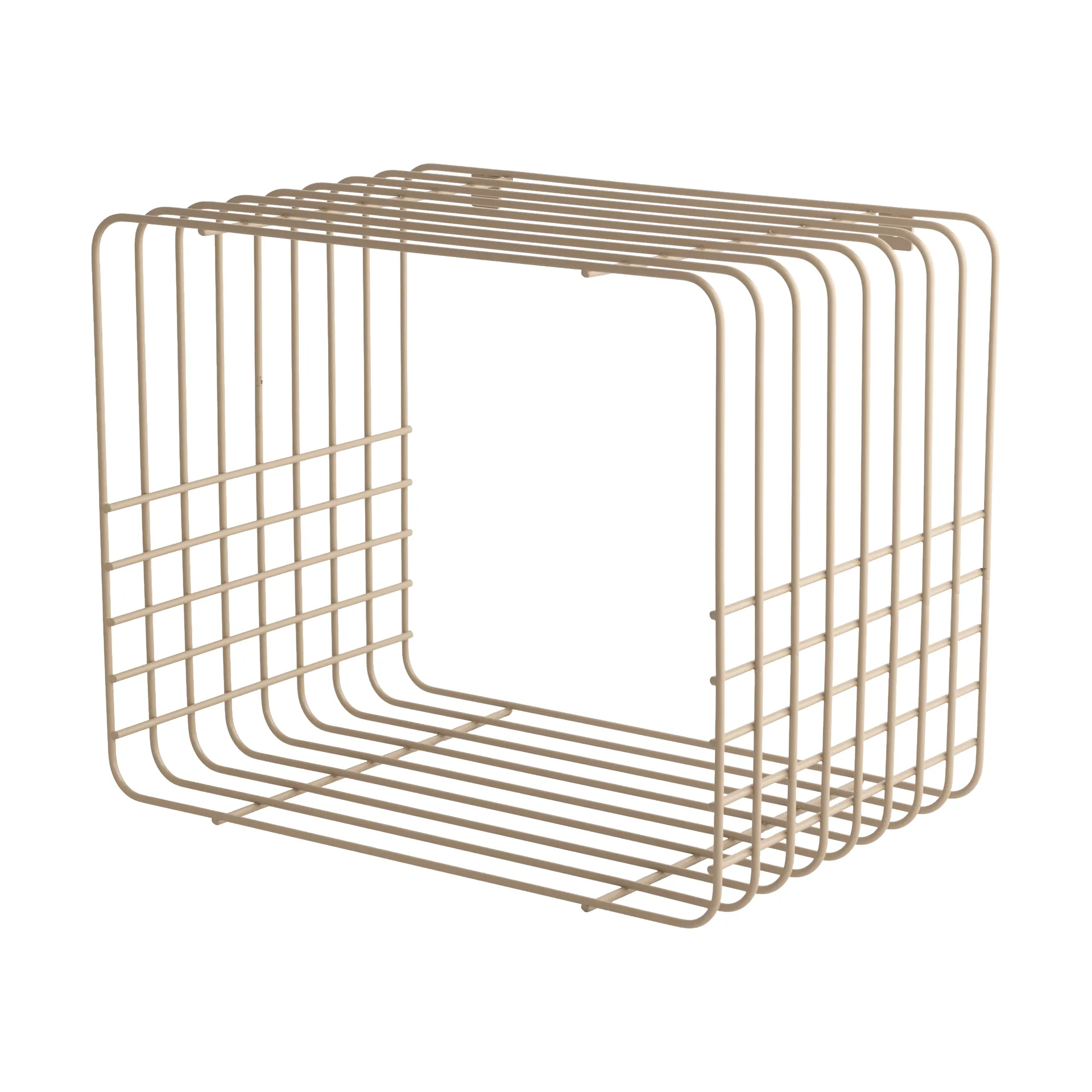 Mensola Wire, Corto, beige, 26x38x30,5 cm Mette Ditmer
