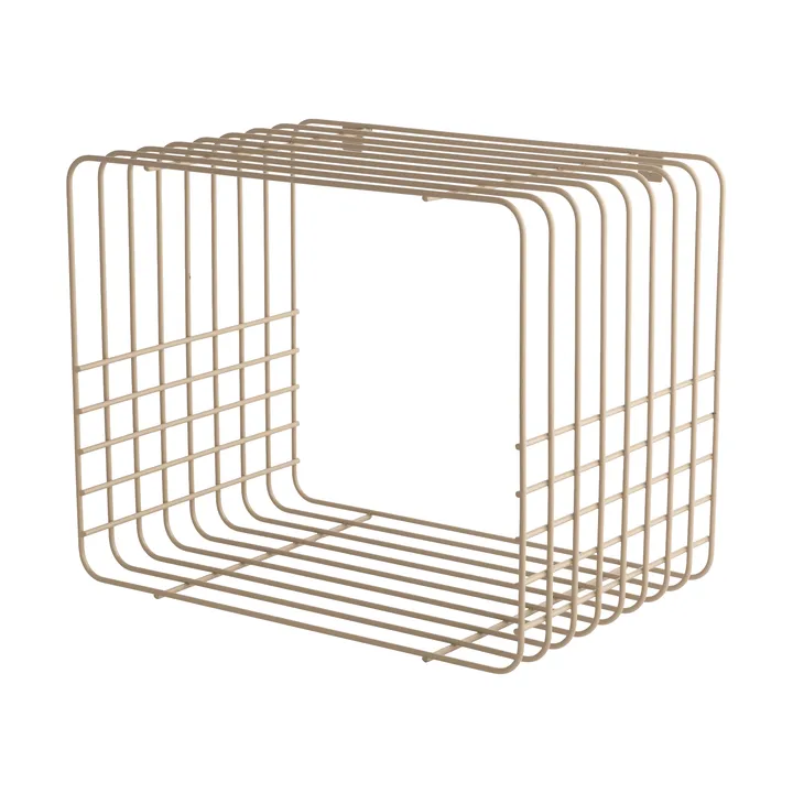 Mensola Wire - Corto, beige, 26x38x30,5 cm - Mette Ditmer