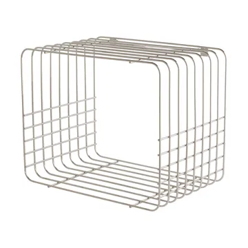 Mensola Wire - Corto, chrome, 26x38x30,5 cm - Mette Ditmer